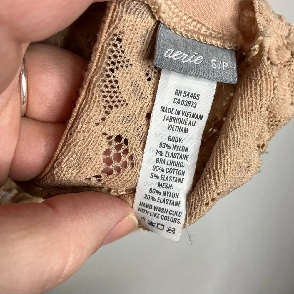 Aerie padded lace bralette size small - Picture 3 of 6